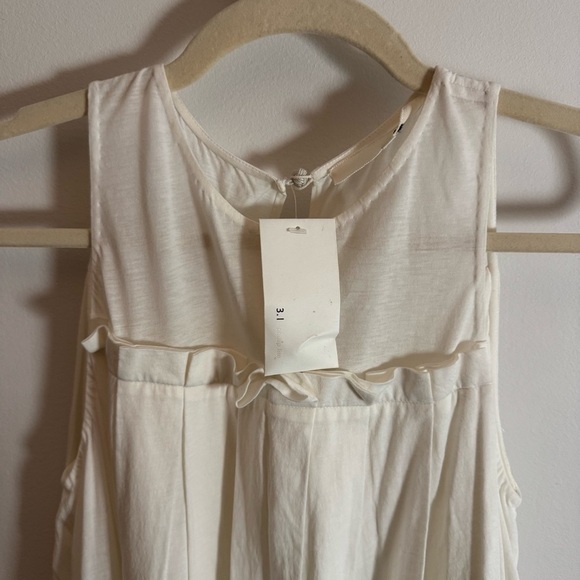 3.1 PHILLIP LIK a-line off white pleated dress NWT - Picture 5 of 6